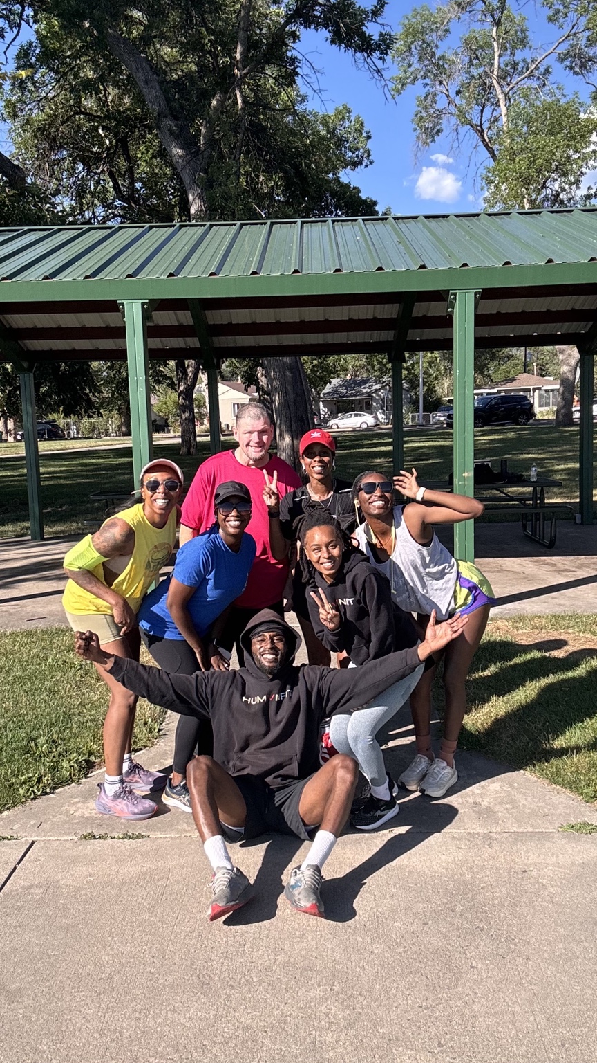 HUMVNFIT Run Club group portrait