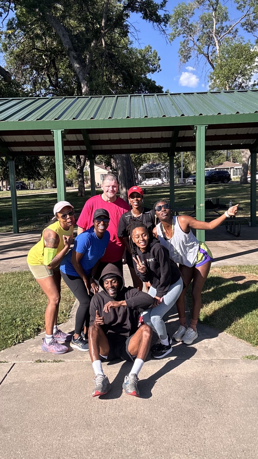 HUMVNFIT Run Club community celebrating together